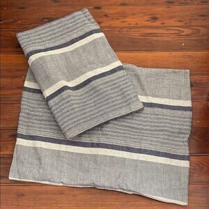 Pine Cone Hill Annie Selkie linen cotton blend pillow cover sham 21x26 set of 2